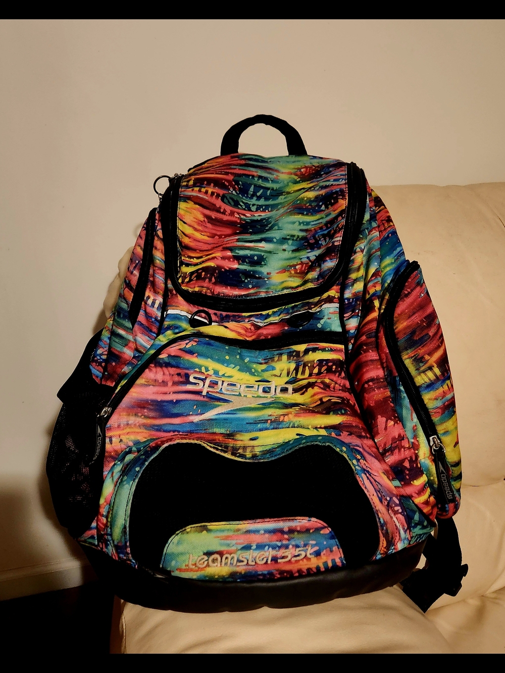 Speedo Multicolor Swirl Backpack - Picture 3 of 6